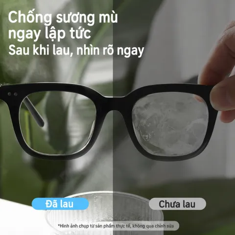 [HỘP 30] Khăn Lau Kính Chống Bám Hơi Nước Công Nghệ Nano Nhật Bản