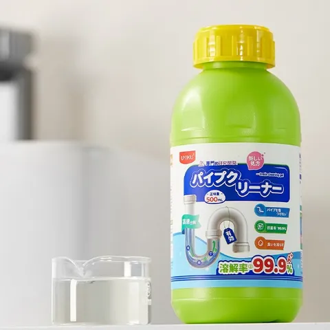 Gel thông cống siêu mạnh Uyiku Nhật Bản, thông tắc bồn cầu, khử mùi khử khuẩn chai 500ml