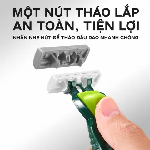 Dao cạo râu 3 lưỡi MEGOES xuất khẩu Đức cao cấp