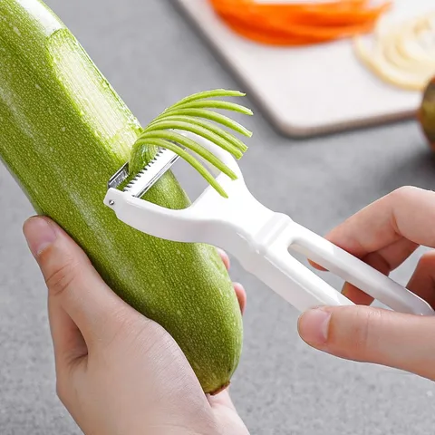 Dao nạo sợi củ quả Nhật Bản cán nhựa lưỡi thép không gỉ cao cấp