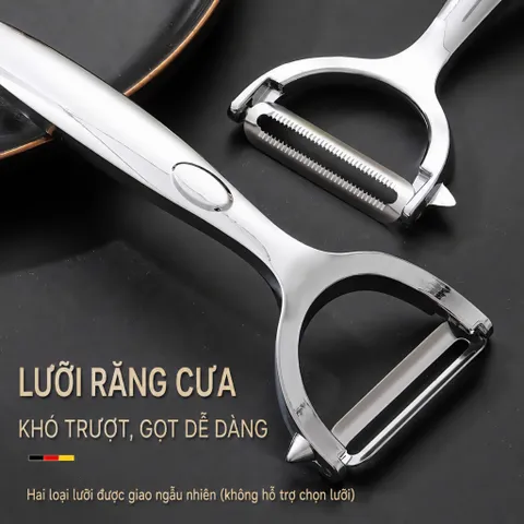 Dao nạo củ quả inox 304 Uyiku sắc bén không gỉ, sáng bóng cao cấp