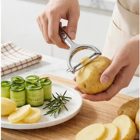 Dao nạo củ quả inox 304 Uyiku sắc bén không gỉ, sáng bóng cao cấp