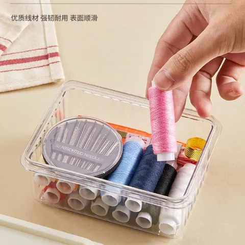 Hộp kim chỉ may vá UYIKU Nhật Bản 46 chi tiết đa năng tiện lợi
