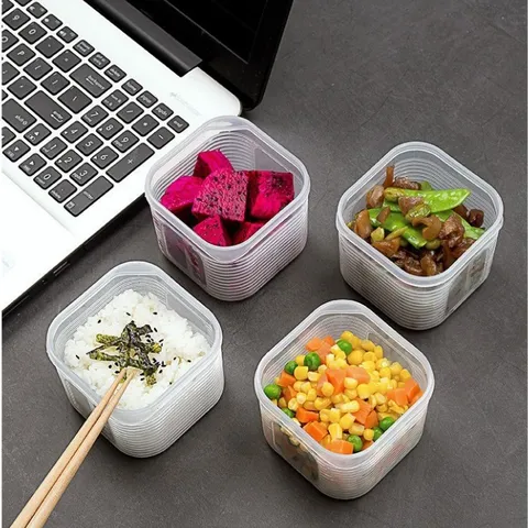 Hộp đựng thực phẩm 6 ngăn sâu lòng có nắp đậy riêng biệt tiện lợi 7in1