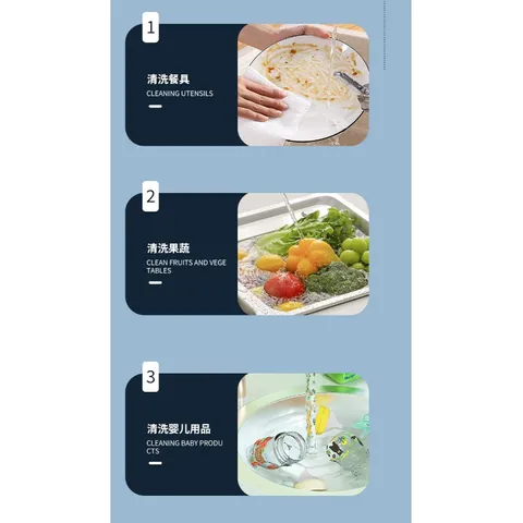 Nước rửa rau củ quả hữu cơ UYIKU Nhật Bản, rửa bình sữa, khử sạch hóa chất tồn dư trên thực phẩm