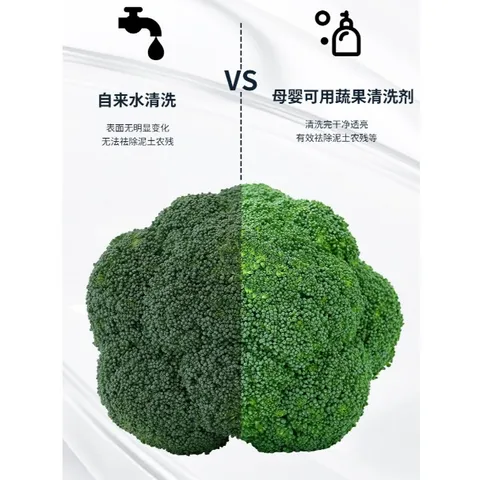 Nước rửa rau củ quả hữu cơ UYIKU Nhật Bản, rửa bình sữa, khử sạch hóa chất tồn dư trên thực phẩm