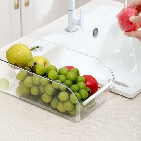 Khay đựng đồ tủ lạnh đa năng Uyiku Nhật Bản gọn gàng, sang trọng