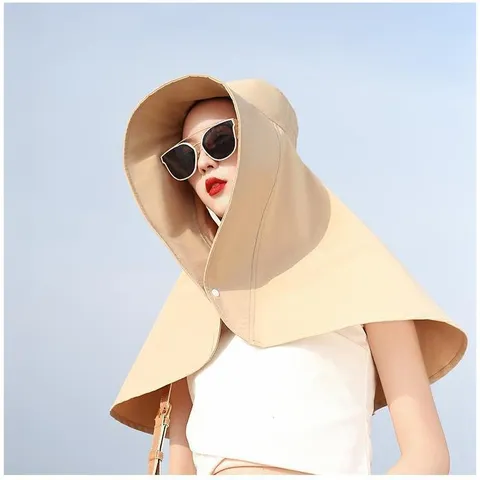 Mũ chống nắng cánh dơi phủ kín vai chống tia UV phong cách Hàn Quốc hot 2024