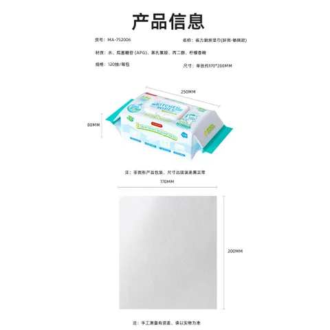 [GÓI 120 TỜ] Khăn lau dầu mỡ nhà bếp đa năng xuất Nhật dùng 1 lần cao cấp