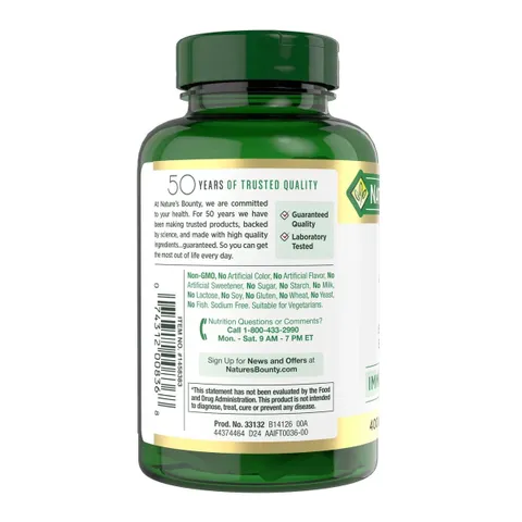 Nature's Bounty Zinc 50mg - Bổ sung kẽm hỗ trợ chống oxy hóa thúc đẩy một hệ thống miễn dịch 240 viên chính hãng sản xuất Mỹ