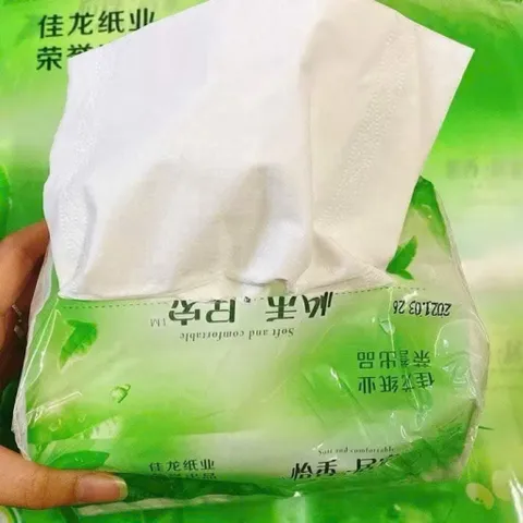 Khăn giấy rút để bàn lá xanh 430 tờ 5 lớp hãng YIXIANG JUJIA [CHUẨN NỘI ĐỊA TRUNG]