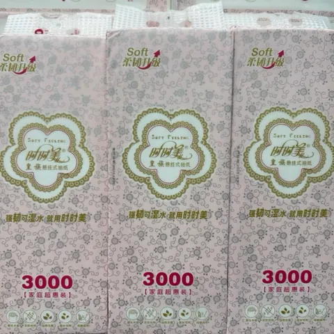 [ COMBO 5 BỊCH] Giấy rút treo tường 3000 tờ dòng hoàng tộc hãng HENGHUA siêu chắc chắn và mềm mịn [CHUẨN NỘI ĐỊA TRUNG]