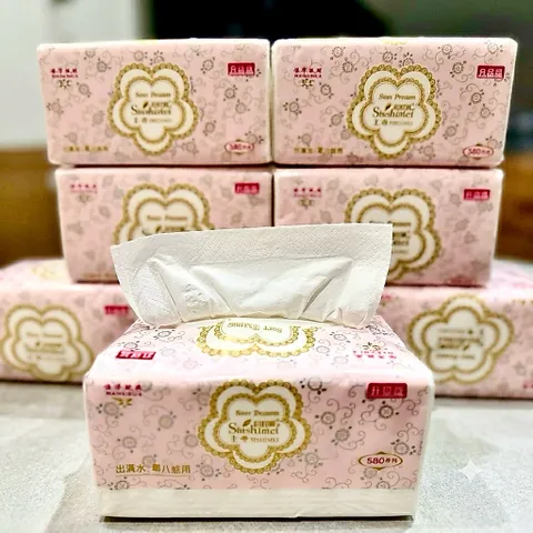 Khăn giấy rút để bàn dòng hoàng tộc Shishimei 5 lớp hãng HENGHUA [CHUẨN NỘI ĐỊA TRUNG]