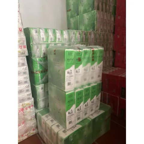 Khăn giấy rút để bàn lá xanh 430 tờ 5 lớp hãng YIXIANG JUJIA [CHUẨN NỘI ĐỊA TRUNG]
