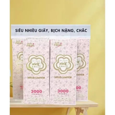 [ COMBO 5 BỊCH] Giấy rút treo tường 3000 tờ dòng hoàng tộc hãng HENGHUA siêu chắc chắn và mềm mịn [CHUẨN NỘI ĐỊA TRUNG]