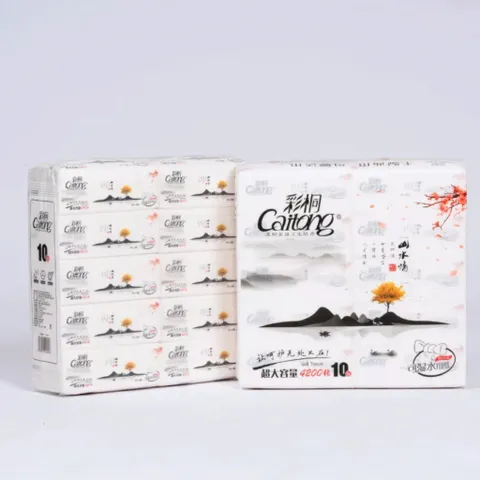 [COMBO 10 BỊCH] Giấy rút cao cấp chính hãng CAITONG trắng để bàn 5 lớp [CHUẨN NỘI ĐỊA TRUNG]