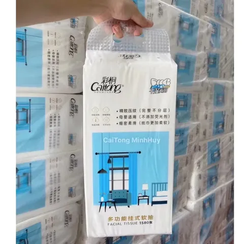 Giấy rút cao cấp 5 lớp hãng CAITONG 1580 tờ siêu dai, mịn màng [CHUẨN NỘI ĐỊA TRUNG]