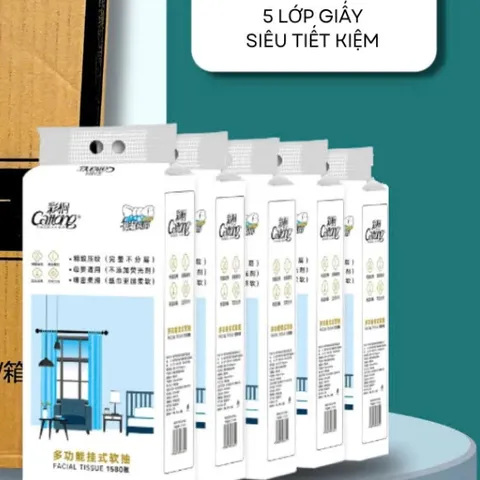 Giấy rút cao cấp 5 lớp hãng CAITONG 1580 tờ siêu dai, mịn màng [CHUẨN NỘI ĐỊA TRUNG]