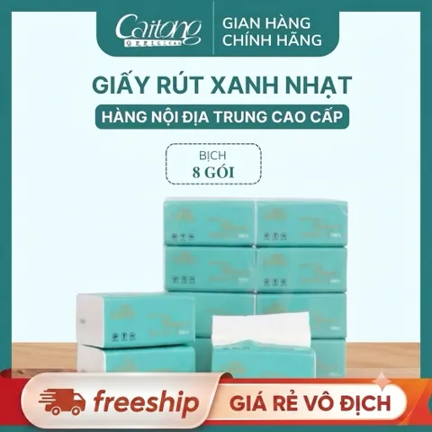 [COMBO 5 TÚI] Khăn Giấy chính hãng CAITONG chuẩn nội địa Trung 5 lớp LOẠI 1