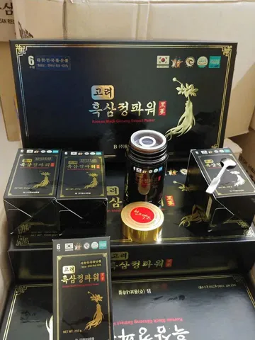 Cao Hắc Sâm Hàn Quốc Nội Địa Cô Đặc Hộp 4 Lọ 250g - Giúp Tăng Cường Sức Khỏe và Đề Kháng, Hỗ Trợ Giảm Stress, Sản Phẩm Chất Lượng Cao 848839