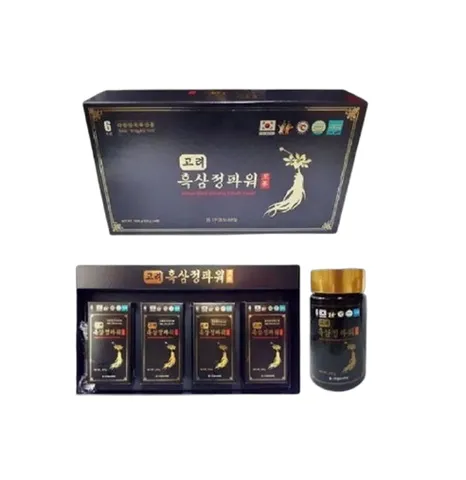 Cao Hắc Sâm Hàn Quốc Nội Địa Cô Đặc Hộp 4 Lọ 250g - Giúp Tăng Cường Sức Khỏe và Đề Kháng, Hỗ Trợ Giảm Stress, Sản Phẩm Chất Lượng Cao 848839