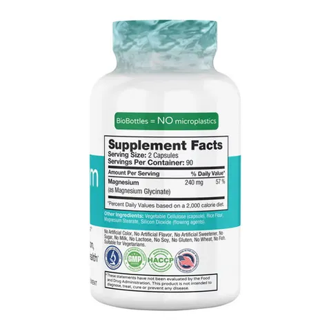 Feel Good Magie Glycinate - Thuần chay dễ hấp thu êm dạ dày hỗ trợ chức năng hệ thần kinh 180 viên chính hãng sản xuất Mỹ