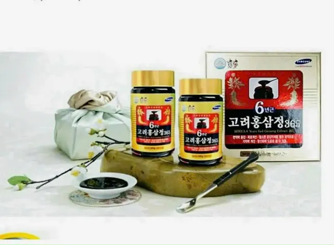 Cao Hồng Sâm 365 Hàn Quốc - Set 2 và 4 Lọ Tăng Cường Sức Khỏe, Hỗ Trợ Giấc Ngủ và Giảm Căng Thẳng 848848