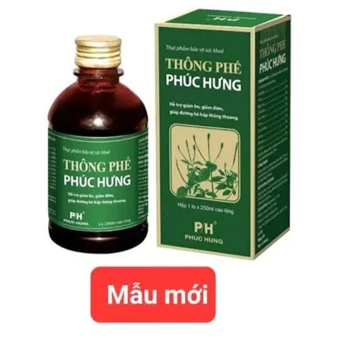 (MẪU MỚI) HEN PH - THÔNG PHẾ PHÚC HƯNG - GIẢM HO ĐỜM, THÔNG THOÁNG HÔ HẤP