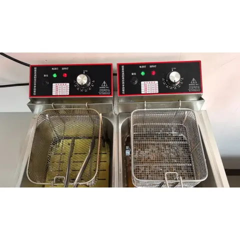 Bếp chiên điện Shengdao dung tích lớn, nồi chiên thương mại chuyên dùng để chiên
