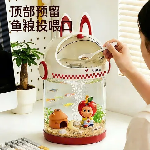BỂ CÁ MINI CUTE ĐỂ BÀN SIÊU XINHHH