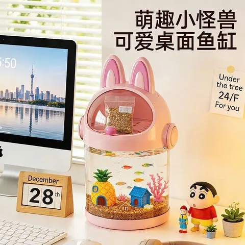 BỂ CÁ MINI CUTE ĐỂ BÀN SIÊU XINHHH
