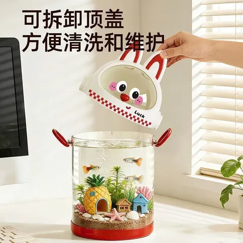 BỂ CÁ MINI CUTE ĐỂ BÀN SIÊU XINHHH