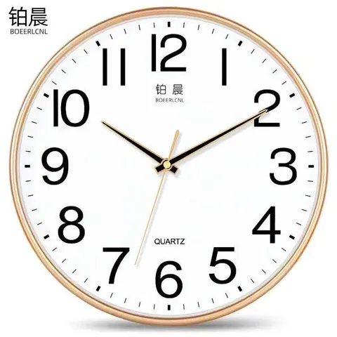 Đồng hồ treo tường trang trí decor kim trôi nghệ thuật đẹp phòng khách ngủ cao cấp không tiếng động