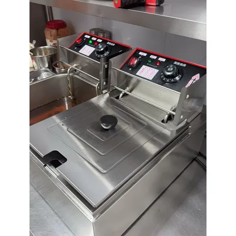 Bếp chiên điện Shengdao dung tích lớn, nồi chiên thương mại chuyên dùng để chiên