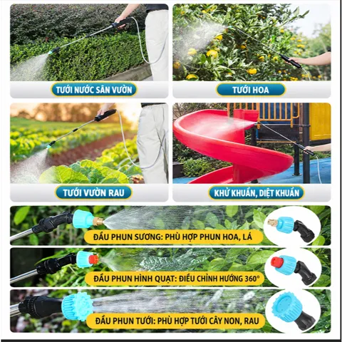 🌿 ĐẦU PHUN TƯỚI CÂY – PHUN SƯƠNG ĐA NĂNG 5L