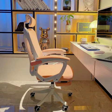 Ghế công thái học Ergonomic S08, Ghế xoay ngả lưng, gác chân thư giãn, streamer, làm việc, giải tr