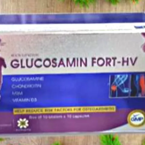 Glucosamin Fort HV bổ khớp, bô sung chất nhờn cho khớp ơ người bị thoái hóa xương khớp, giảm đau khớp