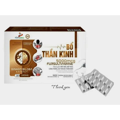 Bổ Thần Kinh 5000 mcg Bổ Thần Kinh Rh 1500.0XTRAE Hỗ Trợ Não Bộ Hoạt Huyết, Giảm Tê Bì Chân Tay