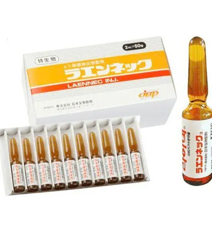 Tế bào gốc nhau thai tươi Laennec Human Placenta 50 ống Nhật Bản