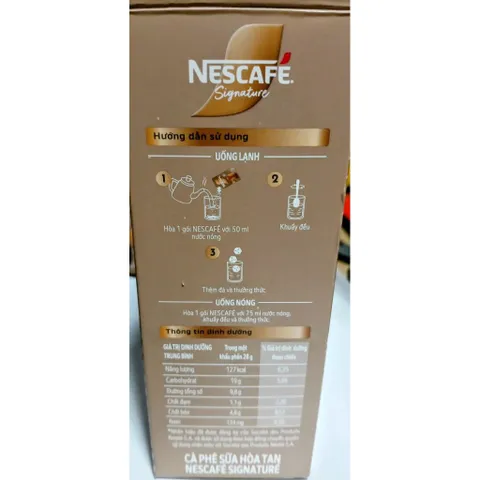 combo 3 cà phê NESCAFE SIGNATURE sữa hộp 280gr,hsd: 5/27