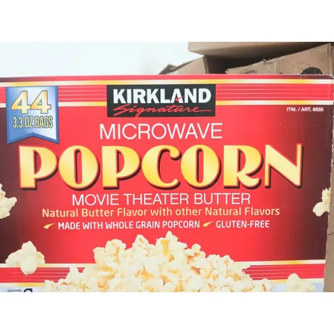 lốc 4 bắp KIRKLAND bằng lò vi sóng, 93,5G 1 gói, HSD :4/27