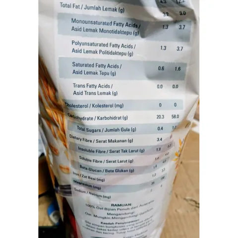 YẾN MẠCH QUAKER 1KG ăn liền, hsd 6/11/27, Malaysia