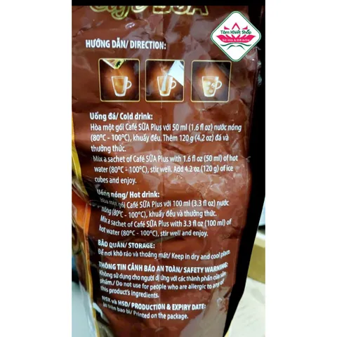 50 gói x20 gr cà phê *King Coffee* 3in1 hòa tan sữa ,hsd 3/3_2028