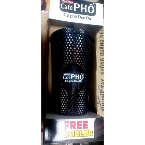 Ly GIỮ NHIỆT cà phê Phố Gold Maccoffee 550ML