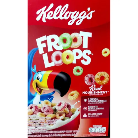 ngũ cốc Kellogg's Froot Loops 150/400g, hsd:3/27