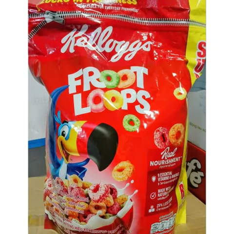 ngũ cốc Kellogg's Froot Loops 150/400g, hsd:3/27