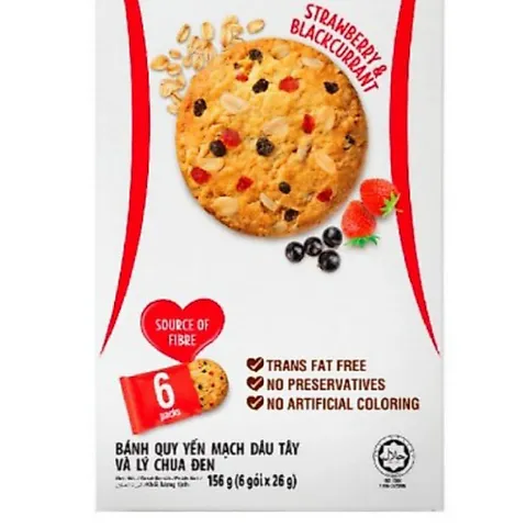 bánh yến mạch Oat Krunch 156g, hsd 4/11/26
