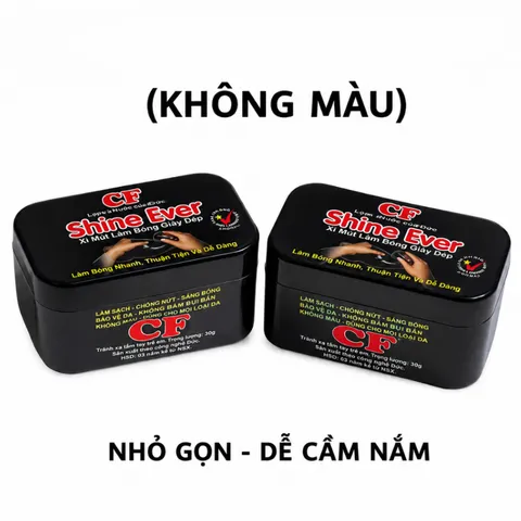 Xi Mút Đánh Giày Không Màu Giúp Dưỡng Da Giày Hiệu Quả , Xi Làm Bóng Giày Da Nhanh Chỉ Sau Một Lần Đánh