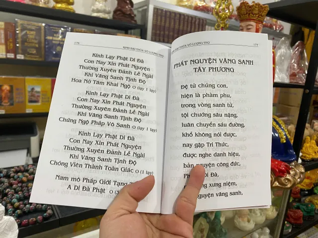 SỔ TAY  Kinh Phật Thuyết Đại Thừa Vô Lượng Thọ bìa mỏng