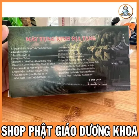 Máy tụng kinh địa tạng, kinh dược sư, kinh A DI ĐÀ và niệm Phật 21 bài